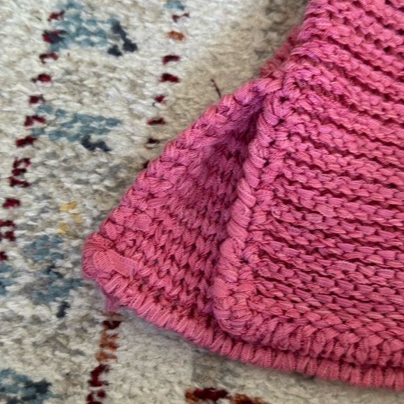 August Silk Knit Top, Rose/Pink, Large - Picture 4 of 7